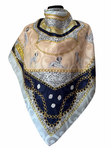 Sciarpa seta jacquard vintage