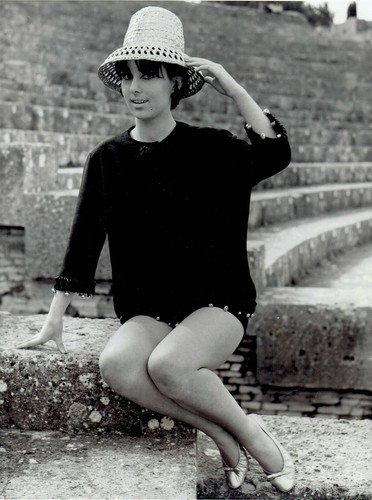1961 stampa foto leggy fashion - 1961,